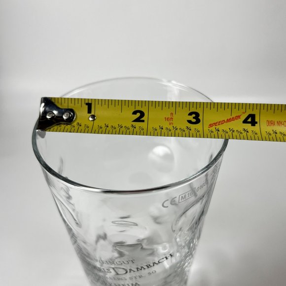 Nickels Dambach German Weingut Glass Clear Souvenir 0.5 Liter Wine Tasting - Picture 10 of 10